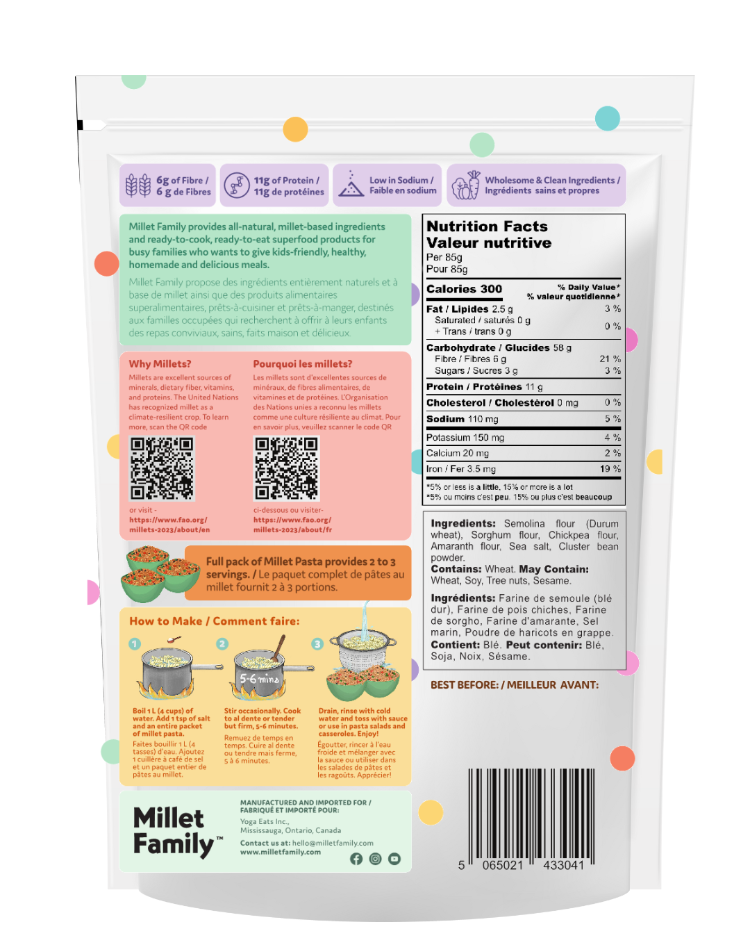 Millet Pasta