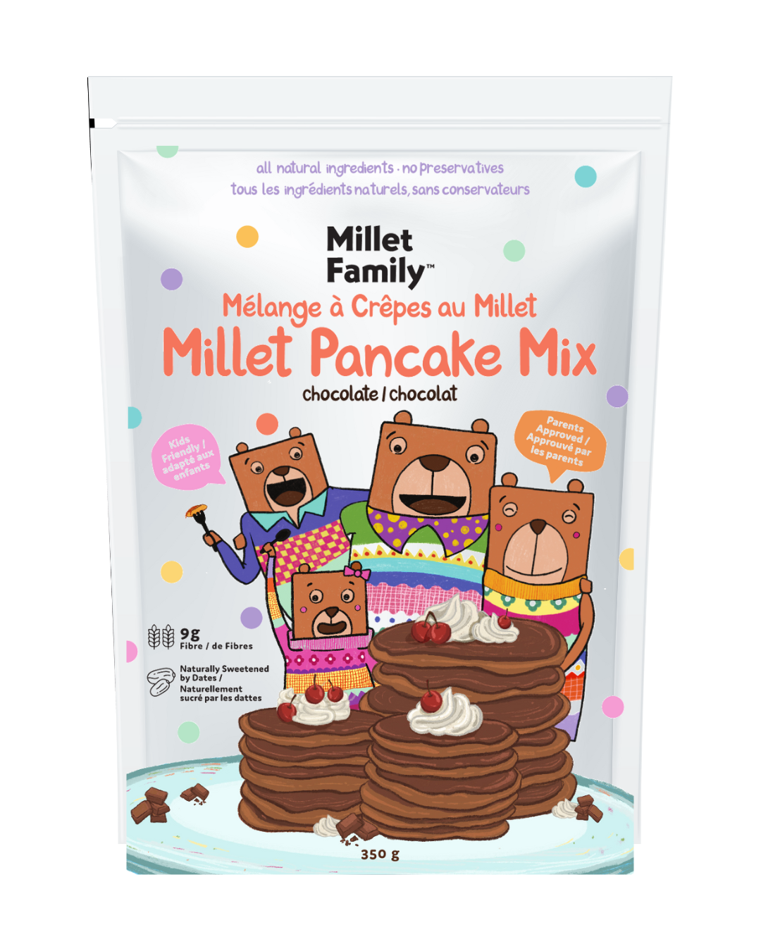 Millet Pancake Mix: Chocolate